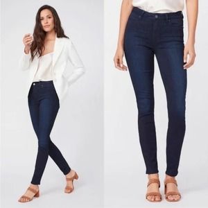Paige Sz 29 Hoxton Ultra Skinny Dark Denim Blue Jeans Roseville Wash